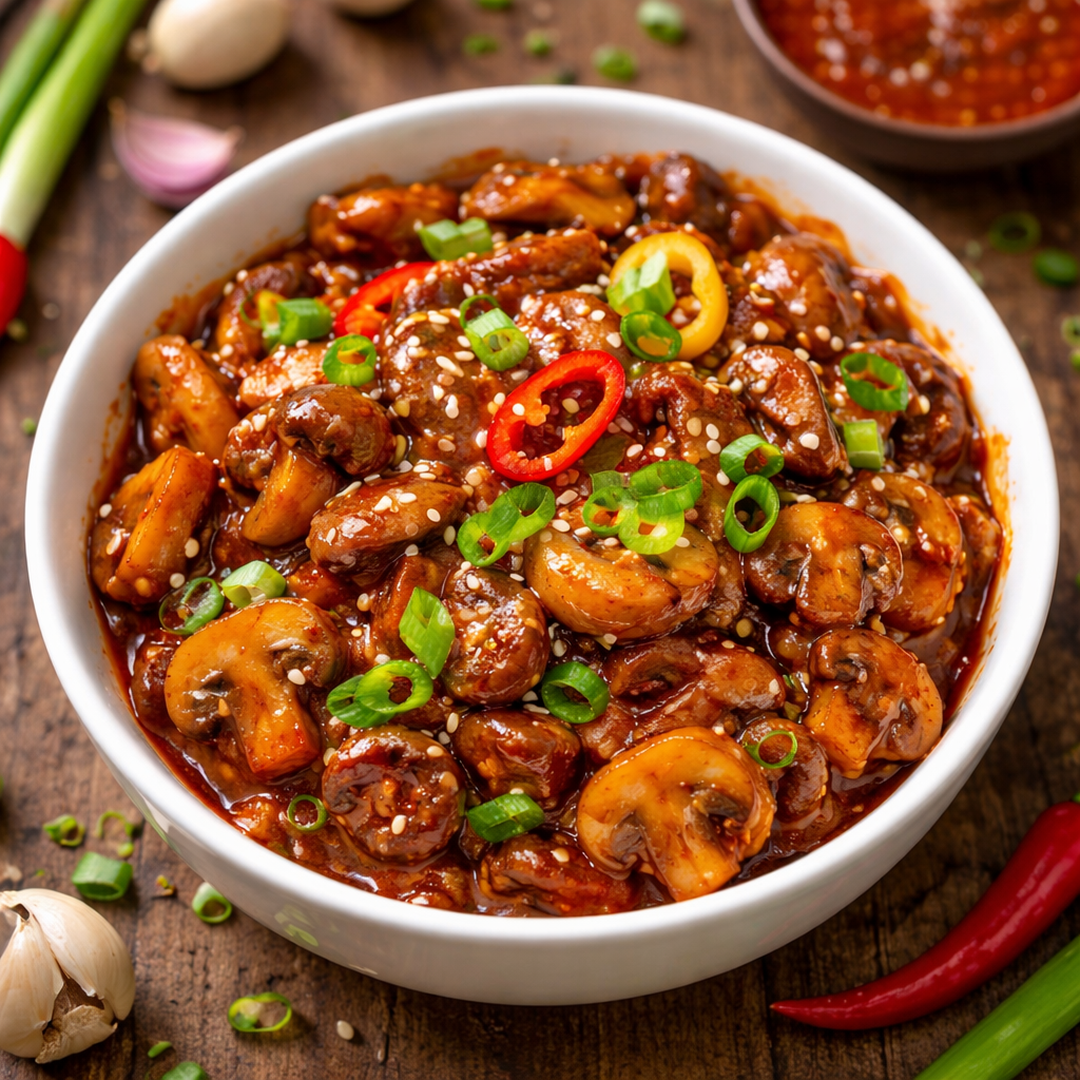 Mushroom Chilli