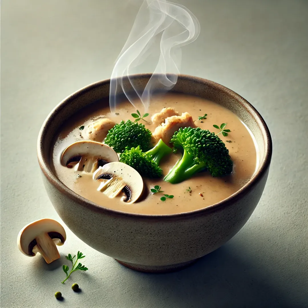 Crème Cappucino (Mushroom, Broccoli, Chicken)
