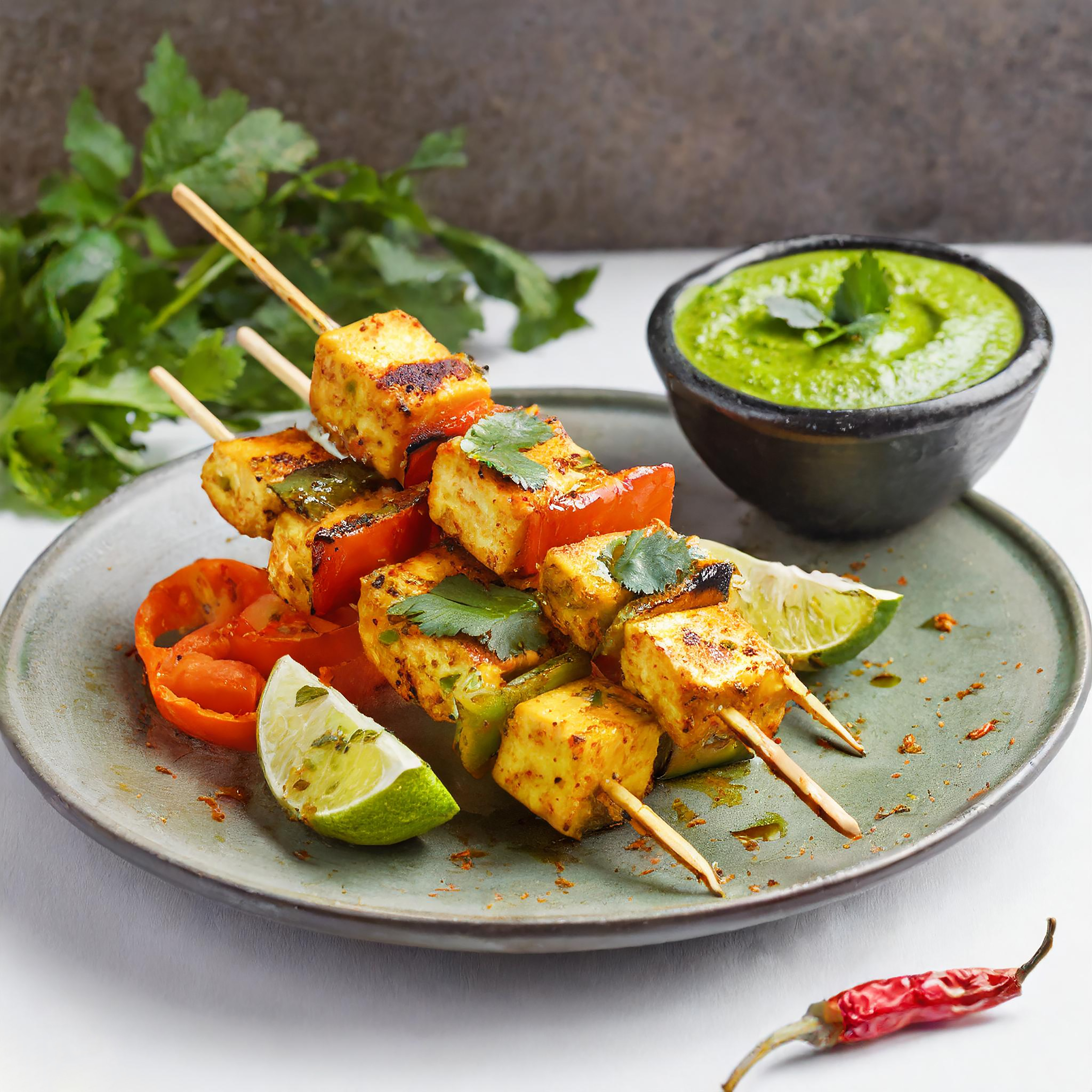 Basil Paneer Tikka